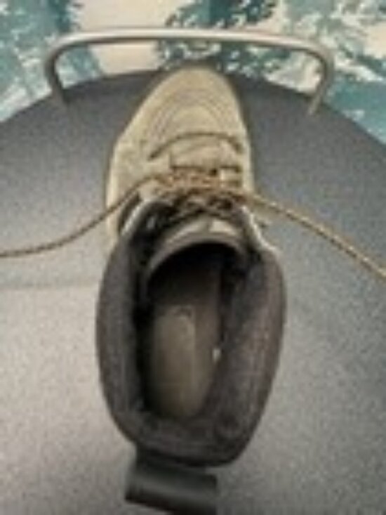 USED Vans SK8-HI Corduroy High Top Sneakers Mens 8.5 Womens 10 Lace Up Gray - Picture 11 of 12